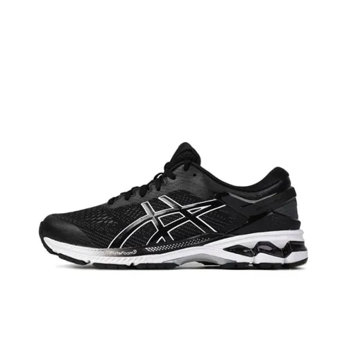 Asics Gel Kayano 26 Low Top Обувь для бега на длинные дистанции Мужская Черная