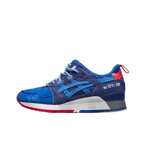 Asics Gel Lyte 3 Low Топ Беговые кроссовки Унисекс Синий