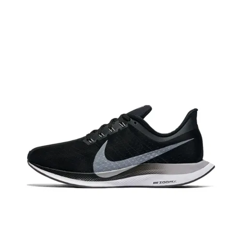 Nike Pegasus 35 Амортизаторы Slip-resistant Низкий топ Повседневные беговые кроссовки Женские Черный Белый