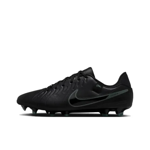Nike Tiempo Legend 10 Противоскользящая Устойчивая к истиранию Обувь для регби Унисекс Черная