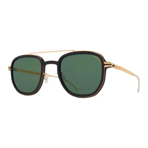 MYKITA Титан Авиатор Солнцезащитные очки Мужские Золотые