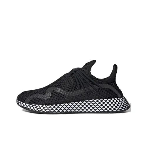 Adidas Originals Deerupt Slip-resistant Abrasion-resistant Low-top Беговые кроссовки Унисекс Черный