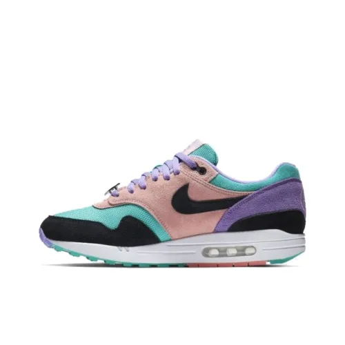 Nike Air Max 1 Low Топ Air Cushion Повседневные Беговые Кроссовки Унисекс Многоцветные