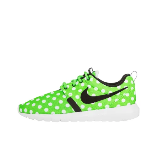 Nike Roshe Run Shock Absorbers Slip-Resistant Low-Top Беговые кроссовки Мужские Зеленые