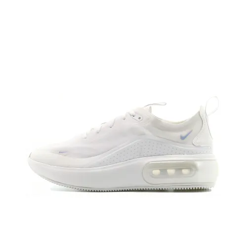 Nike Air Max DIA Low Топ Air Cushion Беговые кроссовки Женские Белый Серый