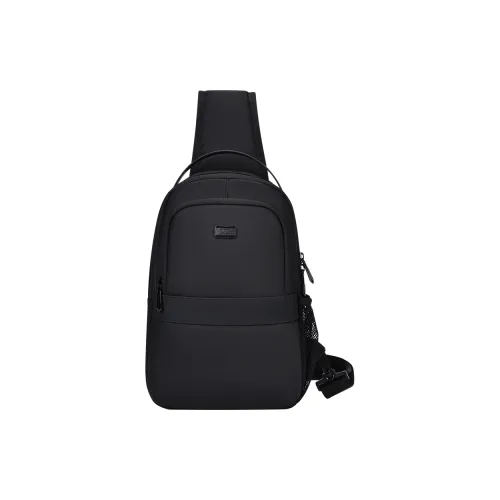 SEPTWOLVES Ткань Sling Сумка Сумка через плечо Сумка на плечо Стандартная Мужская Черная