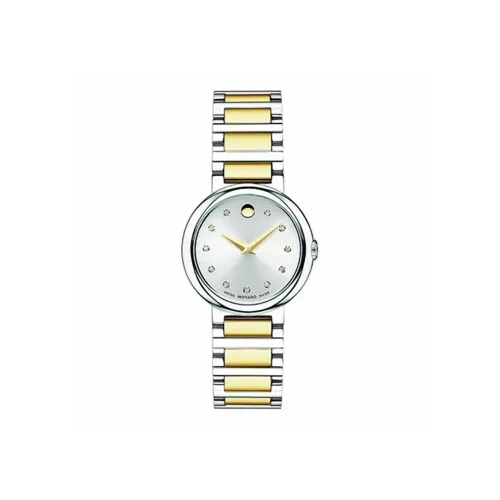 MOVADO Кварцевый Movement Женские Часы 26,5 мм Серебряные