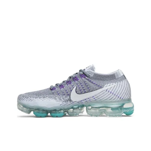 Nike Air Vapormax Low Беговые кроссовки Топ для женщин Серый Синий