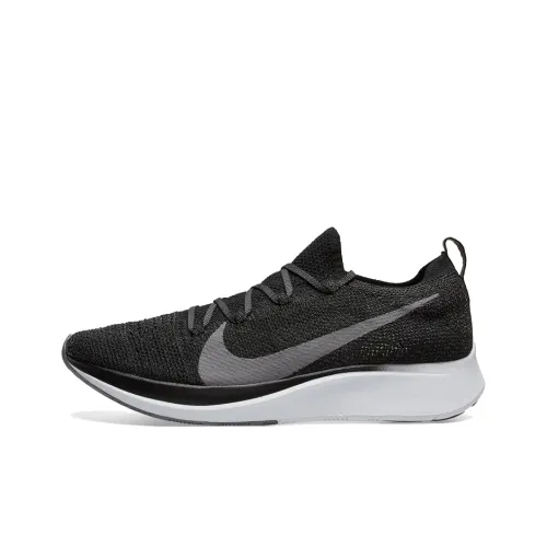 Nike Zoom Fly 1 Амортизация Баланс Низкий Топ Воздушная Подушка Повседневные Беговые Кроссовки Мужские Черно-Белые