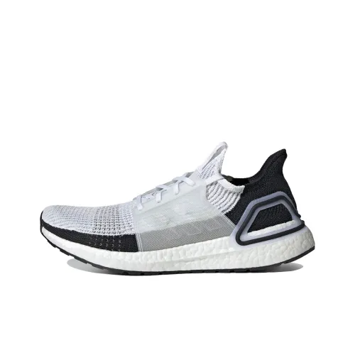 Adidas ULT Shock Absorbers Slip-resistant Abrasion-resistant Low Top Беговые кроссовки Unisex Черный Белый