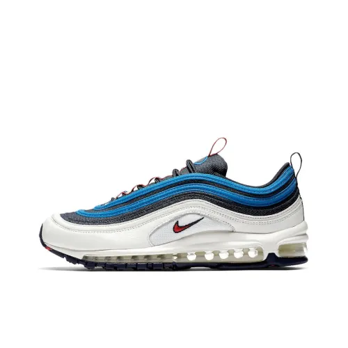 Nike Air Max 97 Low Топ Повседневные Беговые Кроссовки Унисекс Синие Белые