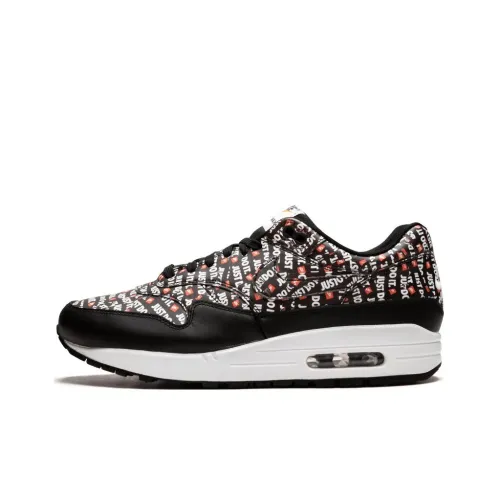 Nike Air Max 1 Low Top Air Cushion Беговые кроссовки Мужские Черные
