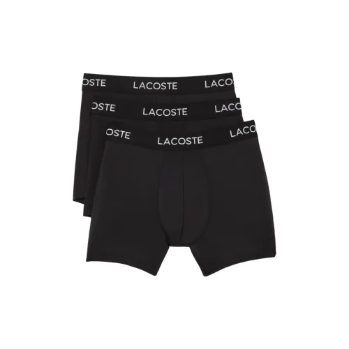 Lacoste Боксеры Мужские 3 упаковки Черные