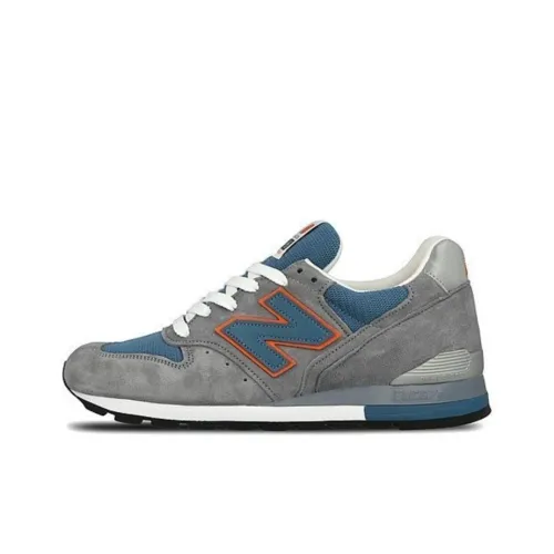 New Balance NB 996 Low Топ Беговые кроссовки Унисекс Серый Синий