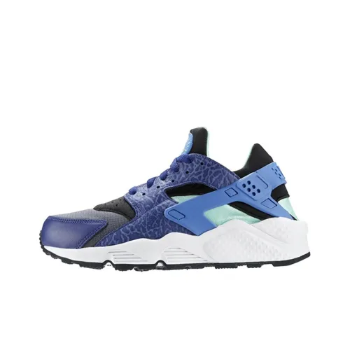 Nike Air Huarache Shock Absorbers Slip-resistant Low Top Беговые кроссовки Unisex Blue