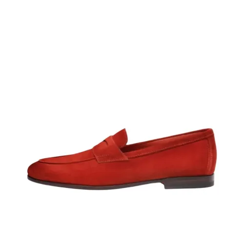 Santoni Carlo Лоферы Мужские Красные