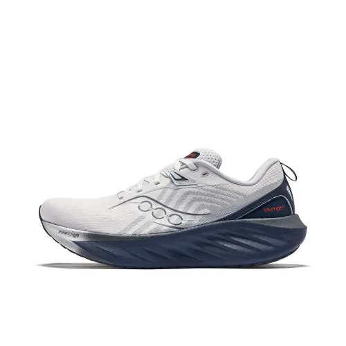 Saucony TRIUMPH Victory 22 Беговые кроссовки Низкий верх Белый Темно-синий Мужской
