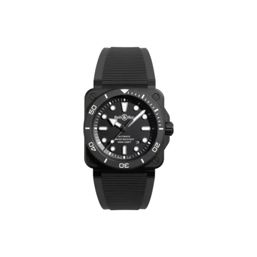 BELL & ROSS Автоматический Механический Movement Унисекс Часы 42 мм Черные