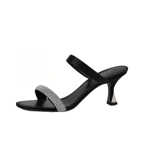 LOUIS VUITTON Sparkly Слипоны 6,5 см Женские Черные