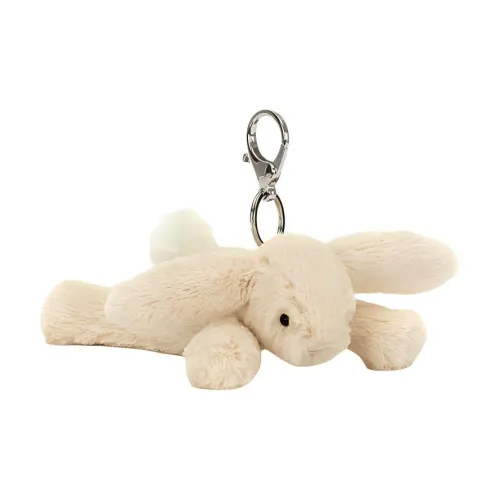 JELLYCAT Bunny Collection Smudge Кролик Bag Charm Кролик Кукла Плюшевая Подвеска 7 см Рекомендуемая высота в сидячем положении