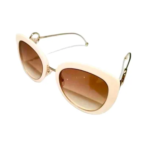 FENDI В зависимости от официального сайта Кошачий глаз Солнцезащитные очки Женские Розовый