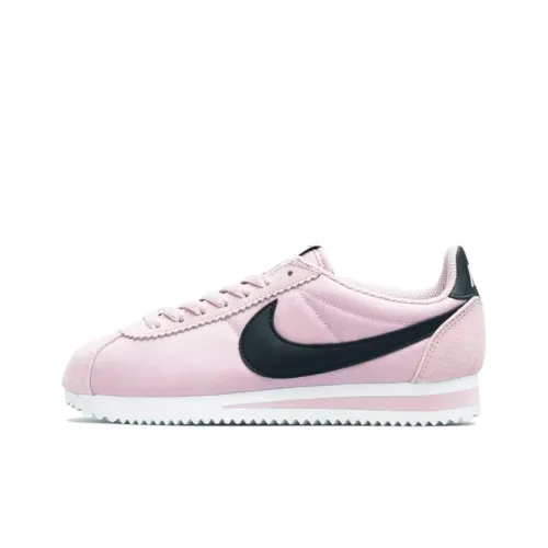 Nike Cortez Нескользящий Легкий Низкий Топ Беговые Кроссовки Женские Вишневый Цветок Розовый