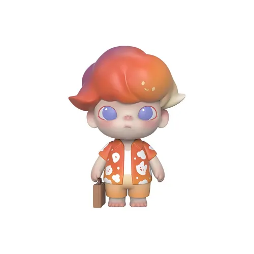 POP MART Dimoo Гавайская рубашка Отпуск Модные фигурки 22 см