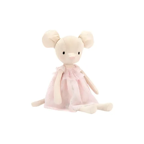 JELLYCAT Forest Animal Collection Малиновая Кукла Julie с Розовыми Щеками Мышка Плюшевая Кукла 30 см Высота
