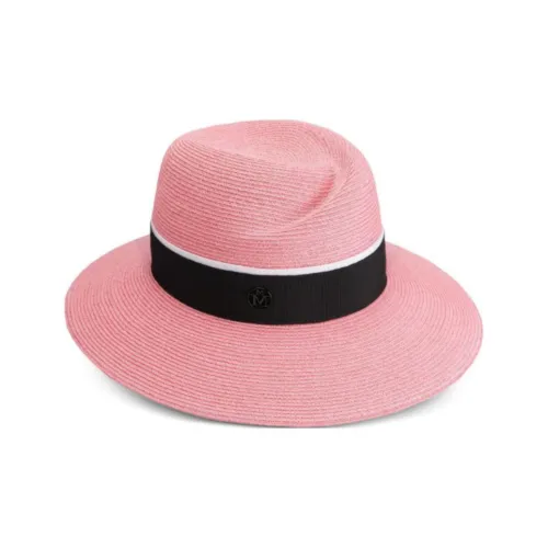 Maison Michel Солома Шапки Кепки Женские Розовый