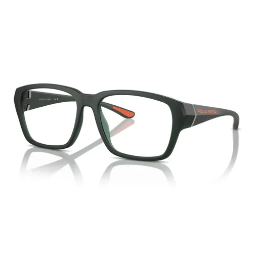 Polo Ralph Lauren Ацетат Прямоугольные Оправы для Очков Мужские Черные