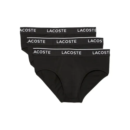 LACOSTE Трусы Мужские упаковка из 3 штук черные