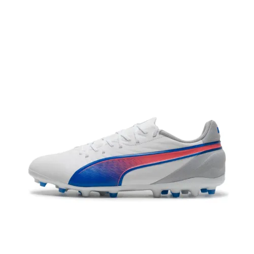 PUMA KING MATCH Футбольные бутсы Низкие Белые и Синие Мужские