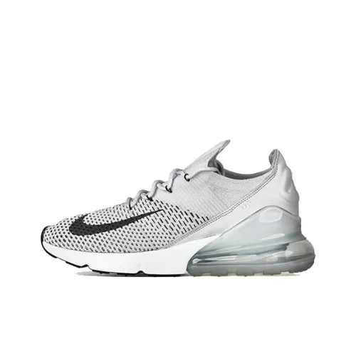Nike Air Max 270 Low Топ Air Cushion Беговые кроссовки Унисекс Черный Белый