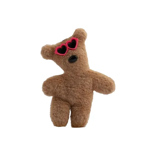 Fluffy Bear MR. Бобовый Тедди Тедди Скрипящий~ Куклы Плюшевый Брелок Высота 16 см