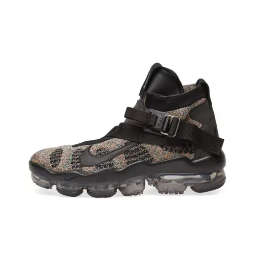 Nike Air Vapormax High Топ Air Cushion Марафон Беговые кроссовки Унисекс Черный