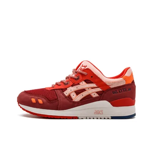 Asics Gel Lyte 3 Low Топ Повседневные Беговые Кроссовки Унисекс Оранжевые