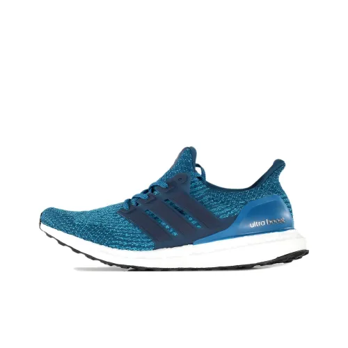 Adidas ULT Амортизация Износостойкий Низкий Топ Марафон Беговые кроссовки Мужские Полночь Асфальт Синий