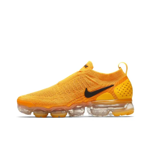 Nike VaporMax Moc 2 Амортизация Баланс Низкий Топ Марафон Беговые кроссовки Женские Золото