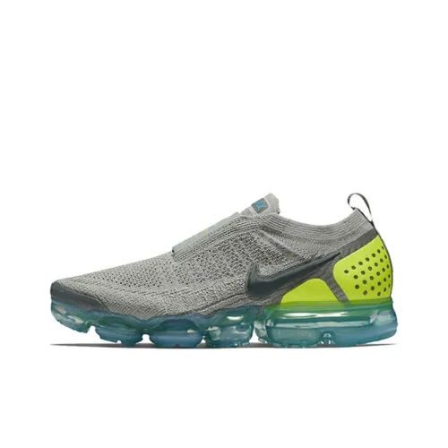 Nike VaporMax Moc 2 Low Топ Повседневные Беговые Кроссовки Унисекс Серый Зеленый