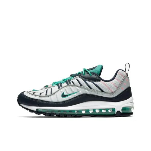 Nike Air Max 98 Low Топ Air Cushion Повседневные Беговые Кроссовки Мужские Серые