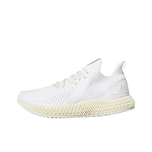 Adidas Alphaedge 4D Slip-resistant Abrasion-resistant Low Top Casual Running Shoes Unisex White Adidas Alphaedge 4D Противоскользящий Устойчивый к истиранию Низкий Топ Повседневные Беговые Кроссовки Унисекс Белый