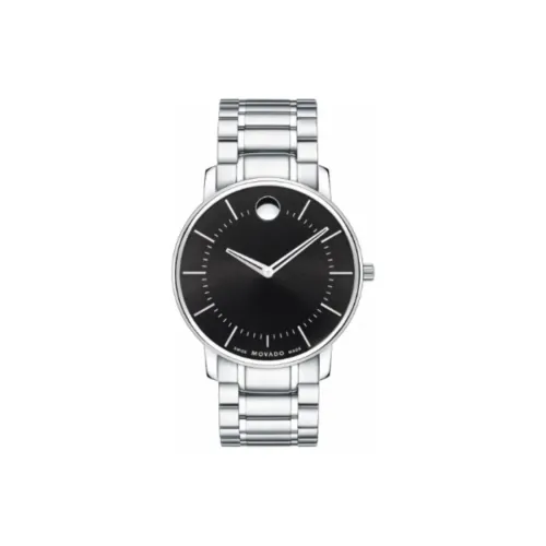 MOVADO Кварцевый механизм Мужские часы 40 мм Черный