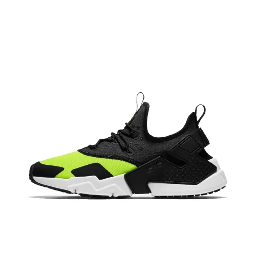 Nike Air Huarache Нескользящий Легкий Низкий Топ Повседневная Беговая Обувь Мужская Неоново-зеленый