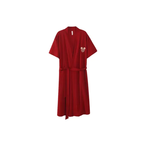 The Story Of The Flower Season Банные халаты Мужской Кирпично-красный