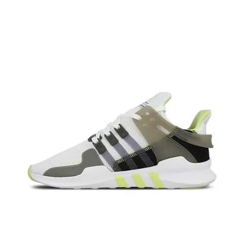 Adidas EQT Support ADV Нескользящий Легкий Низкий Топ Беговые кроссовки Женские Серый Желтый