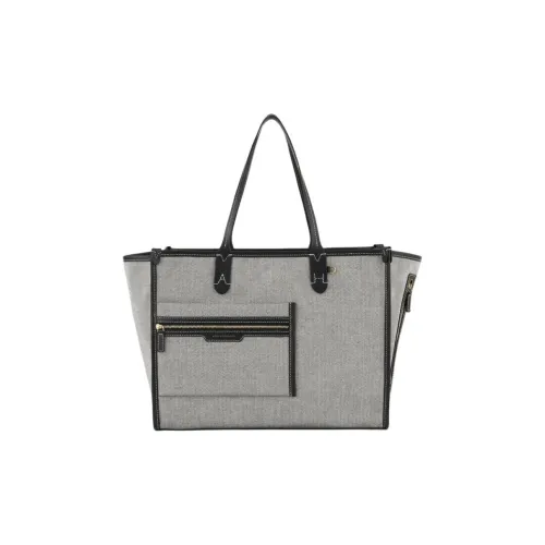 Anya Hindmarch Сумка из холста смешанного цвета сумка-тоут сумка для покупок сумка через плечо женская серая