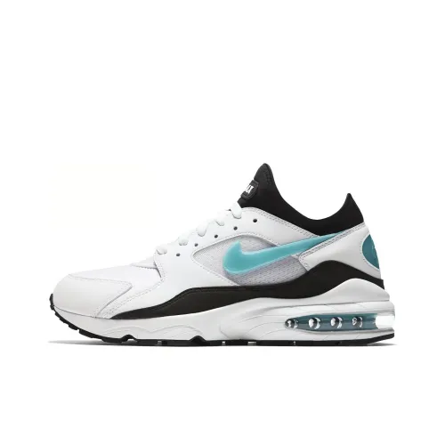Nike Air Max 93 Low Беговые кроссовки Мужские Белые Синие Выпуск 2018 года