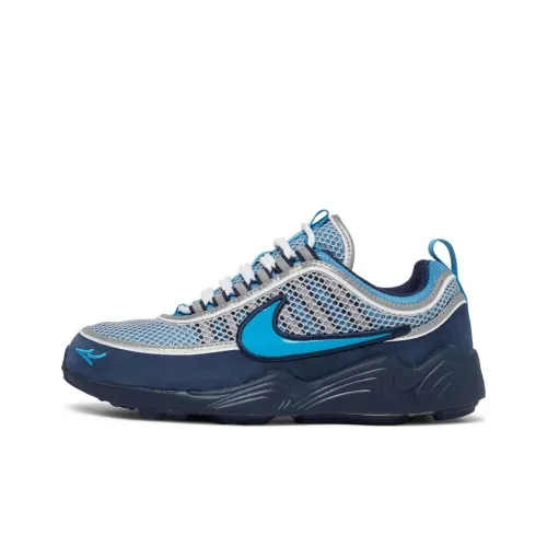 Nike Air Zoom Spiridon 16 Non Slip Легкий Низкий Топ Беговые кроссовки Унисекс Граффити Синий