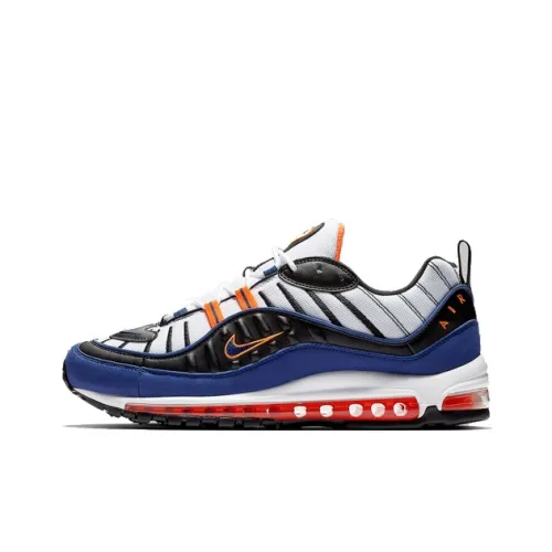 Nike Air Max 98 Амортизация Баланс Низкий Топ Повседневные Беговые кроссовки Мужские Королевский синий