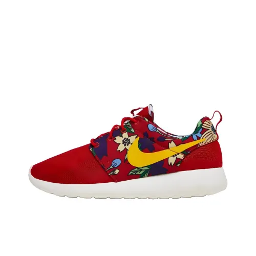 Nike Roshe Run Low Беговые кроссовки Топ Женские Красные